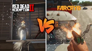 Details COMPARISON - Red Dead Redemption 2 (2018) VS Far Cry 6 (2021)