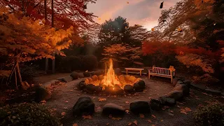 Relaxing Autumn Bon Fire | Great For Autumn Sleep & Relaxing