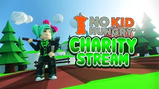 LIVE- No Kid Hungry Charity Stream - ROBLOX (My Farm) SallyGreenGamer Geegee92 Family Friendly