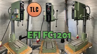 EFI FC1201 Geared Head Drill Press Pelarborr Säulenbohrmaschine Standbohrmaschine Kolomboormachine