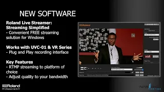 STAY CONNECTED with Roland UVC-01 Livestreaming Bundles