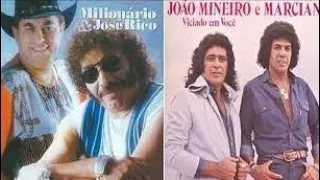 MILIONÁRIO E JOSÉ RICO, JOÃO MINEIRO e MARCIANO SUCESSOS E AS TOP SERTANEJAS 01 SUCESSOS HITS
