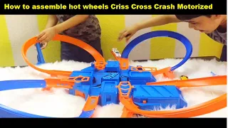 HOT WHEELS CRISS CROSS CRASH  original , assembly and play