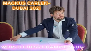 Watch Magnus Carlen preparing for world chess championship ll Dubai 2021