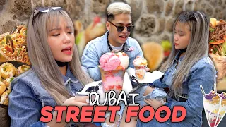 Trying Dubai's STREET FOODS - TOO SPICY | Carlyn Ocampo