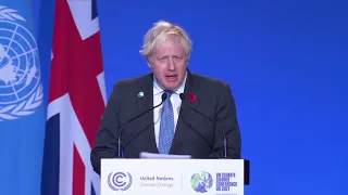 Watch UK PM Johnson's full COP26 opening address