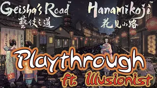 Hanamikoji: Geisha's Road - How to Play + Playthrough ft. Illiusionist!