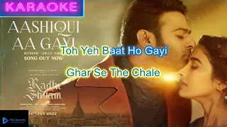 Aashiqui Aa Gayi karaoke with Scrolling Lyrics