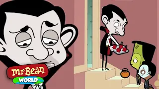HALLOWEEN DRACULA DRESSUP!  | Mr Bean Animated Cartoons | Mr Bean World