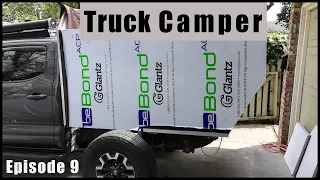 Building truck camper -- Ep. 9: backwalls