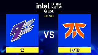 9z vs fnatic | Map 2 Overpass | IEM Rio 2023