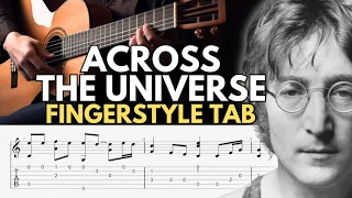 Across the Universe Fingerstyle Tab | The Beatles