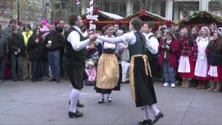 Flying dance at Christmas Village in Philadelphia 2011  - UGH