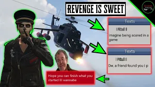Getting Revenge on a sweaty hater of mine :) | GTA Online