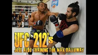 UFC 212's Jose Aldo training for Max Halloway