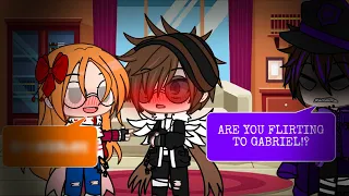 Elizabeth Tries To Flirt With Gabriel!? ~ Gacha Club Skit ~ (Gabriel/Freddy X Elizabeth/Circus Baby)