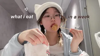 what i eat in a week living in taiwan 🧋