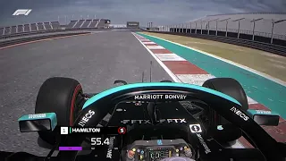 Lewis Hamilton Onboard Lap | 2021 United States Grand Prix | Assetto Corsa