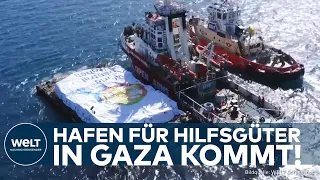 GAZA: Revolution für die Lieferung von Hilfsgütern! USA und Israel bauen temporären Hafen!