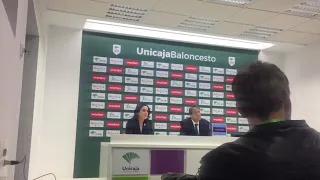 Declaraciones Luis Casimiro tras la victoria de Unicaja ante Real Madrid (2)