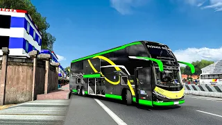 Smooth BUS Driving Through the Beautiful Highway - Euro Truck Simulator 2