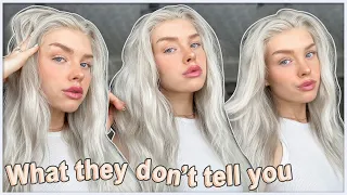 What you NEED to know before going PLATINUM blonde | WHAT THEY DON'T TELL YOU | watch this before..