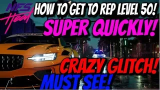 Need For Speed Heat - How To Get To Rep Level 50 Super Quickly! (Crazy Glitch, MUST SEE)