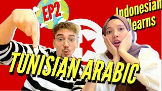 Can an Indonesian Learn Arabic (Tunisian Dialect) ? Language Wars EP2 إندونسية تتعلم اللغة العربية