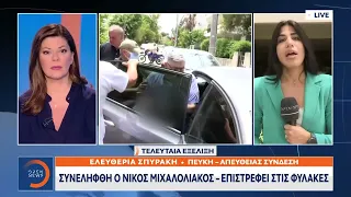 Συνελήφθη ο Νίκος Μιχαλολιάκος – Επιστρέφει στις φυλακές | Ethnos