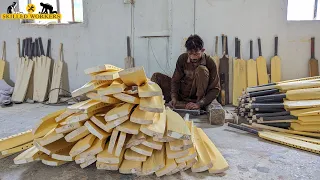 How best quality cricket bat make in a factory by skilled workers | #manufacturing