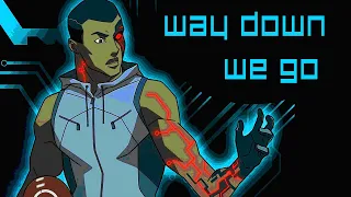 Young Justice Outsiders - Way Down We Go