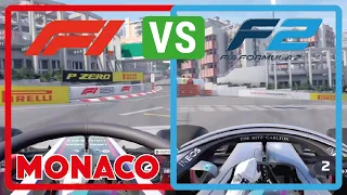 F1 2020: F1 vs F2 at Monaco (5th time F2 overall)