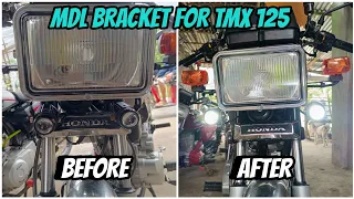 TMX 125 ALPHA MDL BRACKET INSTALLATION