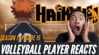 VOLLEYBALL PLAYER REACTS: Haikyu!! Season 1 Episode 15 - The Rival