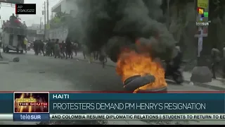 Haitian protesters continue to demand the resignation of Prime Minister Ariel Henry