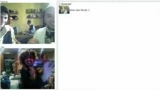 Прикол с Леди ГаГа на chatroulette