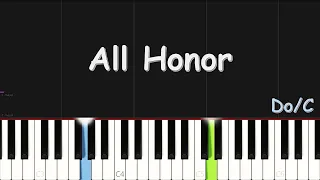 Ron Kenoly - All Honor | EASY PIANO TUTORIAL BY Extreme Midi