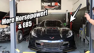 My Z06 Corvette Gets HUGE Horsepower Gains! E85 + Bolt On's!