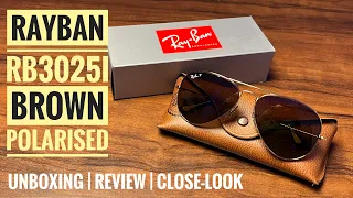 RB3025i | brown polarised | classic avaitor |review | CLEARVISION PANCHKULA