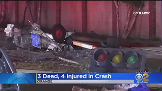 Three people killed, four others injured in fatal crash in Orange