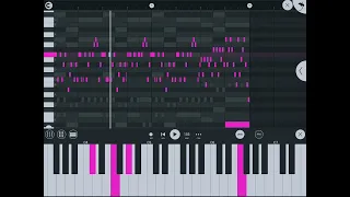 ユーロビート×リリースカットピアノ(FL Studio Mobile)