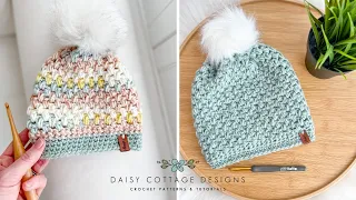 Easy Crochet Beanie Tutorial