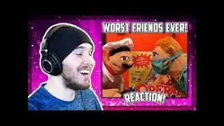 WORST FRIENDS EVER! Reacting to SML Movie  Bowser Junior's Game Night 7 (Charmx reupload)