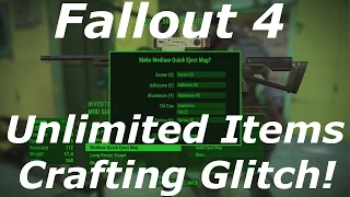 Fallout 4 Craft Unlimited Items Glitch / Exploit AFTER PATCH! Infinite Items! (Fallout 4 Glitches)