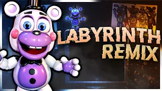 "LABYRINTH" REMIX/REMAKE - FNAF ANIMATED LYRIC VIDEO