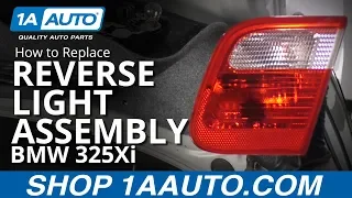 How to Replace Reverse Light Assembly 97-06 BMW 325Xi