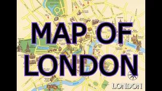 MAP OF LONDON ENGLAND