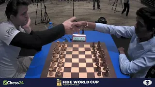 Magnus Carlsen vs Praggnanandhaa R TIEBRAK Game 2 Final FIDE Chess world cup Final 2023