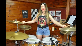 IRON MAIDEN - ALEXANDER THE GREAT - DRUM COVER by CHIARA COTUGNO