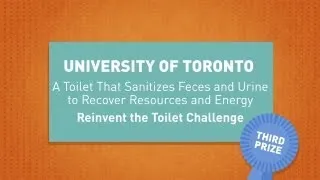 Reinvent the Toilet Challenge: University of Toronto | Bill & Melinda Gates Foundation